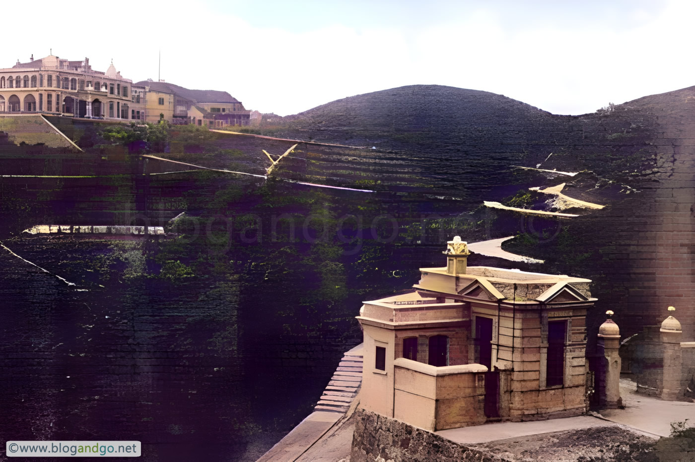 Mountain Lodge From The Gatehouse
